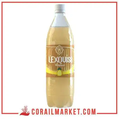 Boisson gazeuse ananas l'EXQUISE 1l Boisson gazeuse ananas l'EXQUISE 1l