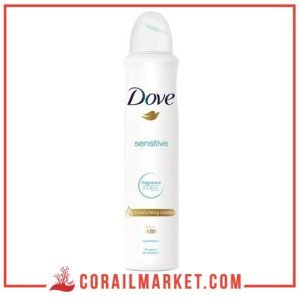Déodorant sans perfum anti transpirant sensitive Dove 250ml