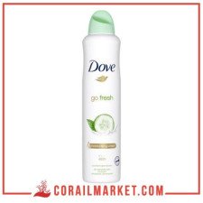 Déodorant au concombre et thé vert go fresh Dove 250 ml