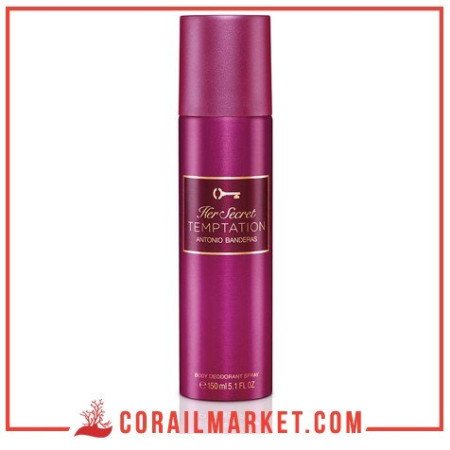 Déodorant her secret temptation Antonio Banderas 150 ml