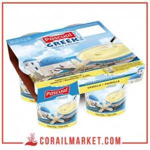 Yaourt greek gout vanille pascual 4×125 g