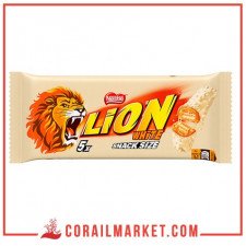 chocolat blanc aux caramel et cacahuètes lion 5×30 G