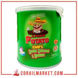 Chips saveur sour cream et oignons amigo potato 45 g