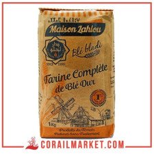 Farine complète de blé dur maison lahlou  1 KG