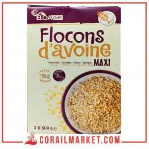 Flocons d'avoine feuilles extra fines Eloa 4×250 g