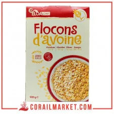 Flocons d'avoine grandes feuilles eloa 2×250 g