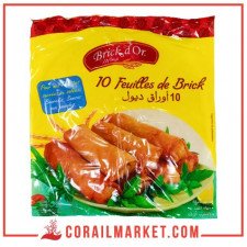 Feuilles de brick brick d'or 10 pièces