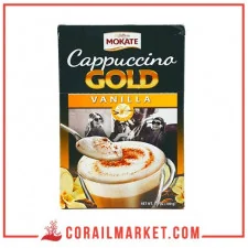 boite de Cappuccino mokate gold saveur vanille 8 sachets