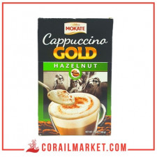 boite de Cappuccino mokate gold saveur noisette 8 sachets