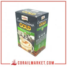 علبة كابتشينو موكات جولد ذوق البندق 8 اكياس