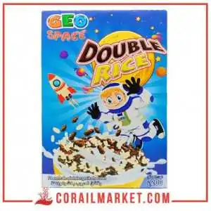 céréale gout chocolat double rice geo space 200 G