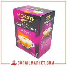 علبة كابتشينو موكات جولد ذوق الكراميل 8 اكياس