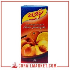 jus gout abricot ,pêche , orange Toudja 2 L