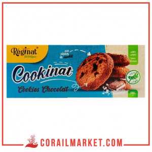 Cookies au chocolat Sans gluten cookinat Réginat 130 g