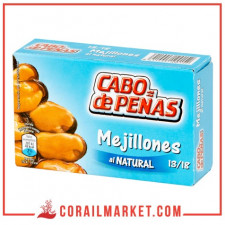 Moules marinées à l'huile d'olive cabo de Peñas 13-18 unités