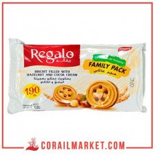 بسكويت محشو بكريمة البندق ريغالو بالماري 280غ