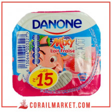 yaourt Lait fraise Danone 100 g