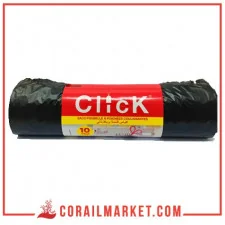 أكياس قمامة برباط ذاتي كليك 100ل