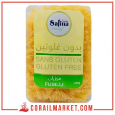 pâtes fusilli sans gluten safina 350 g