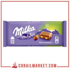 Chocolat aux noisettes Milka 100 g