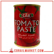 Tomate double concentré 28% cab 140 g