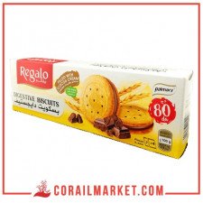 بسكويت بالقمح الكامل بكريمة الكاكاو ريغالو پالماري 100 غ