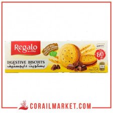 بسكويت بالقمح الكامل بكريمة الكاكاو ريغالو پالماري 100 غ