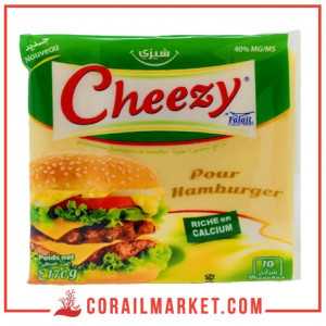 TRANCHES FROMAGE HAMBURGER cheezy 10 pièces
