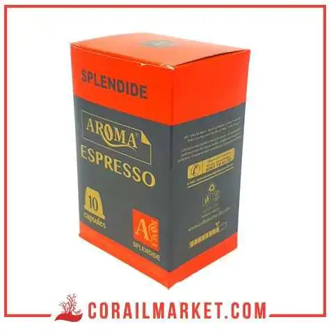 CAFÉ EN CAPSULE aroma splendide 10 p CAFÉ EN CAPSULE aroma splendide 10 p