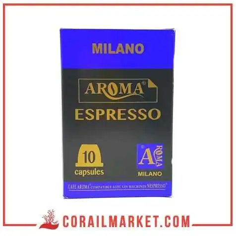 CAFÉ EN CAPSULE aroma milano10 p CAFÉ EN CAPSULE aroma milano10 p