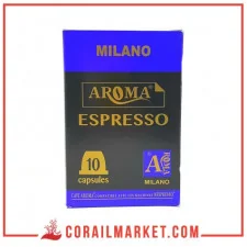 CAFÉ EN CAPSULE aroma milano10 p