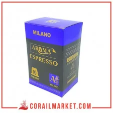 CAFÉ EN CAPSULE aroma milano10 p