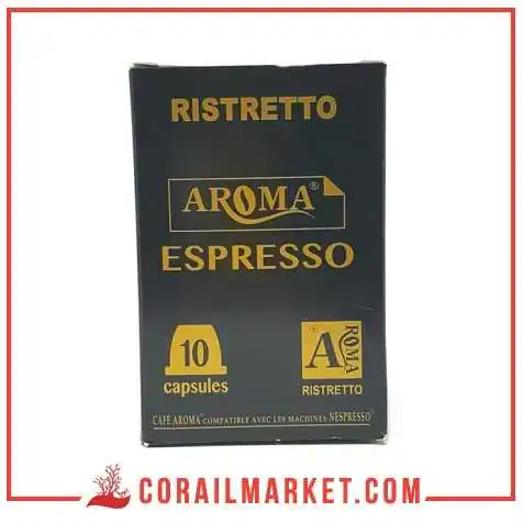 CAFÉ EN CAPSULE aroma ristretto 10 p CAFÉ EN CAPSULE aroma ristretto 10 p