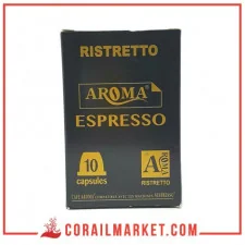 كبسولة قهوة اروما رستريتو 10كبسولات
