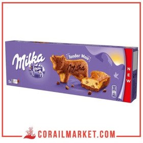 cake aux pépites de chocolat  tender moo milka 140 g