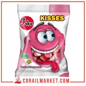 Bonbons gélifiés sans gluten kisses jake 100 g