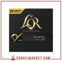 CAFÉ EN CAPSULE "RISTRETTO 11" l'or  20  p
