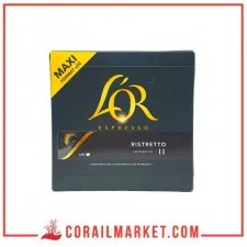 CAFÉ EN CAPSULE "RISTRETTO 11" l'or 20 p