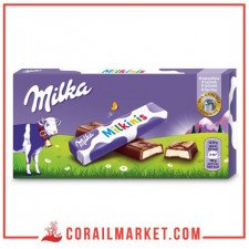 Chocolat fourré crème de lait milkinis milka 87,5 g