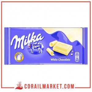 CHOCOLAT blanc MILKA 100 G