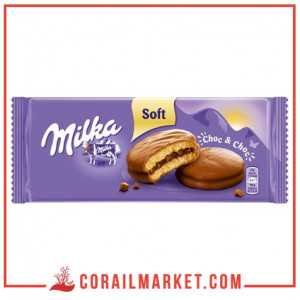 BISCUIT à la crème CACAO enrobé chocolat soft milka 150 g