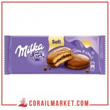 BISCUIT à la crème CACAO enrobé chocolat soft milka 150 g