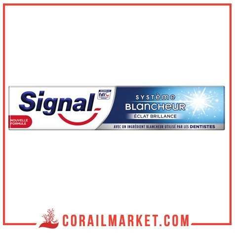 Dentifrice système blancheur éclat brillance Signal 75 ml Dentifrice système blancheur éclat brillance Signal 75 ml