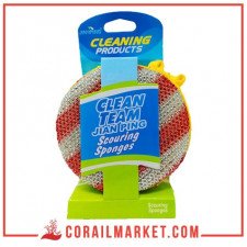 اسفنجة بالألياف المعدنية جيانبينغ 2 قطعة