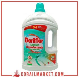lessive en liquide desinfectante dorilflor  3 l