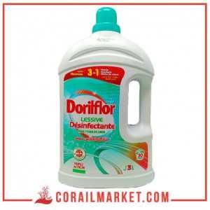lessive en liquide desinfectante dorilflor 3 l