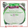 assiettes en plastique rkmd  20 pièces