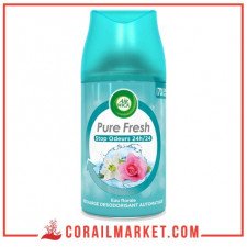 Recharge désodorisant automatique eau florale pure fresh air wick 250 ml