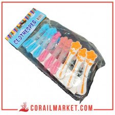 PINCE A LINGE COULEUR clothesperg 20 PCS