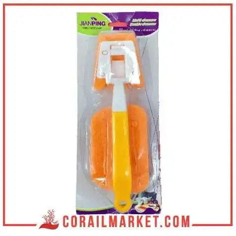 Eponge microfibre grattante Jianping 2 pièces Eponge microfibre grattante Jianping 2 pièces